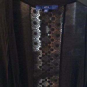 Beautiful thin black cardigan.